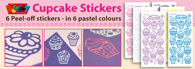 Cupcake stickers