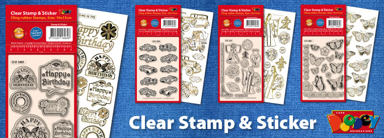 Sticker Stamps & Verses for Cards Transparent Peel Off Stickers for Card Making 