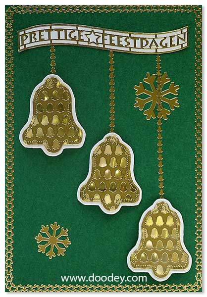 christmas card balls and snowflakes