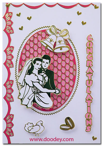 wedding card bells and ring