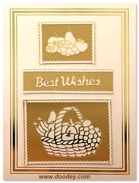 best wishes card fruitbasket
