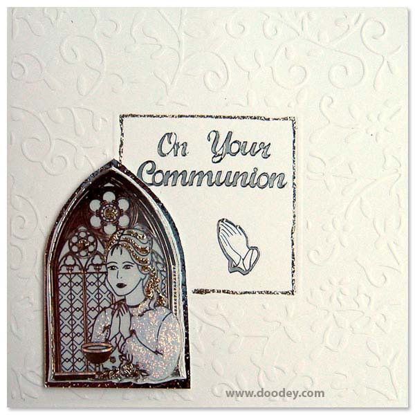 card on your communion girl