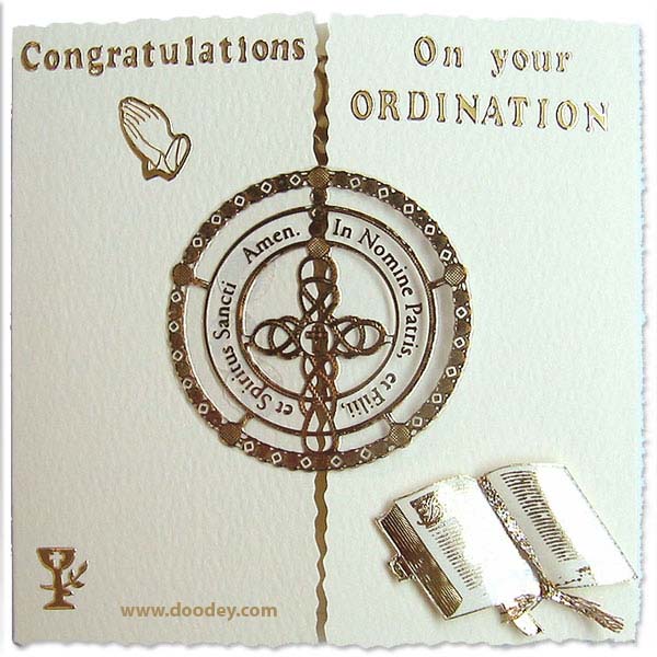 card on your ordination