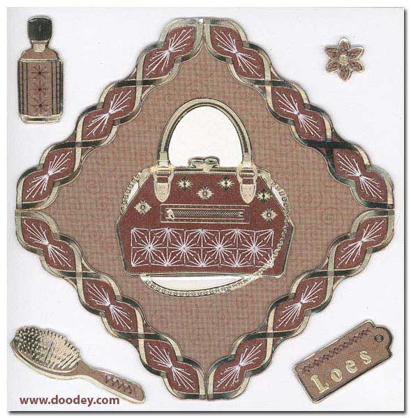 card bagg with make-up