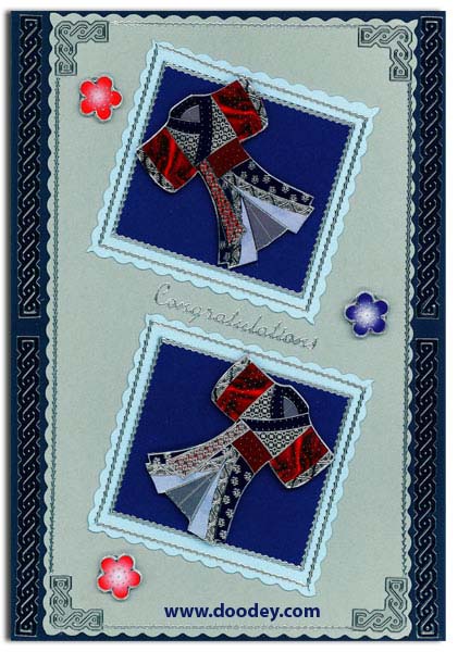 card chinese kimonos