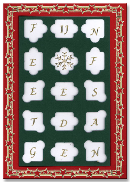 christmas card with dutch greeting