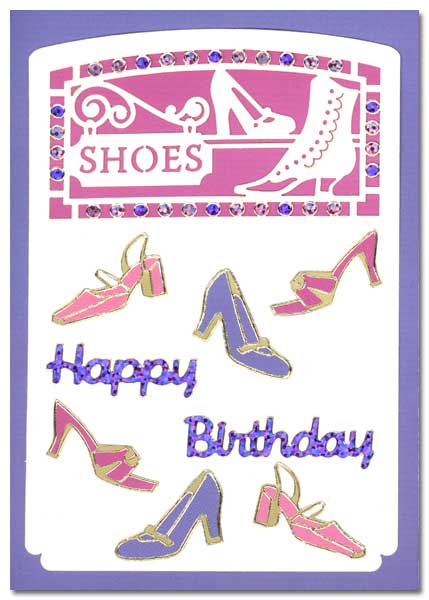 happy birthday card fashion