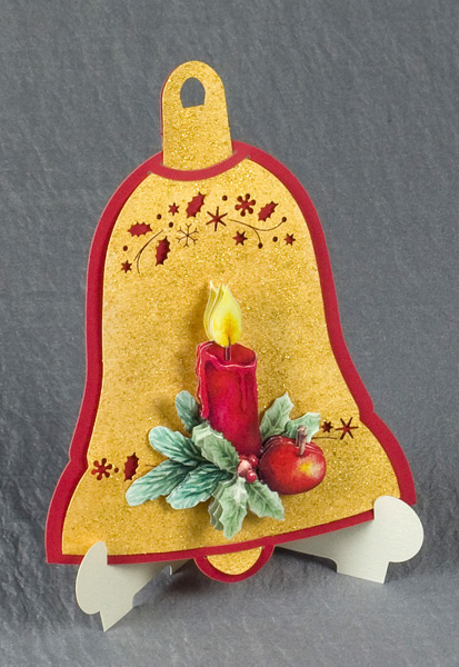 christmas card bell