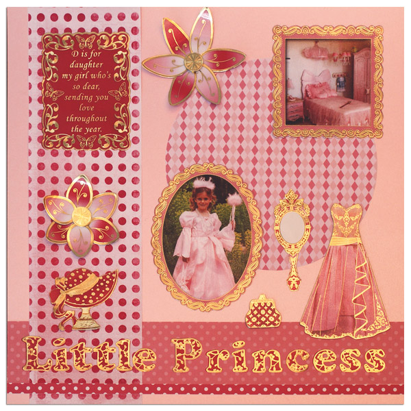 scrapbook page little princess