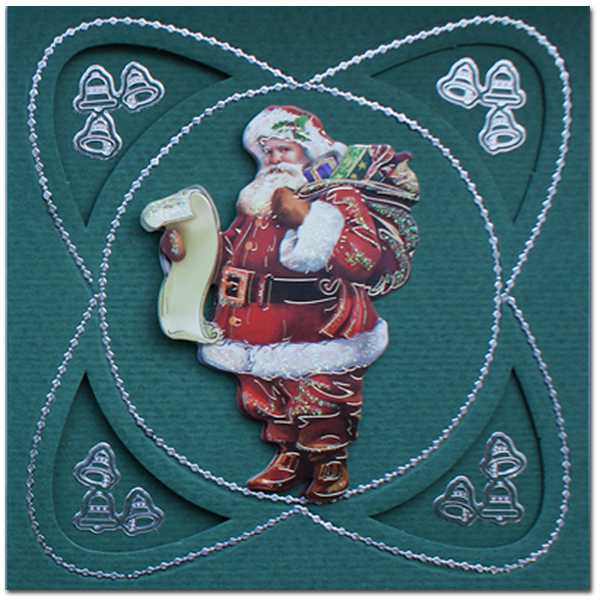 lomiac card with santa claus