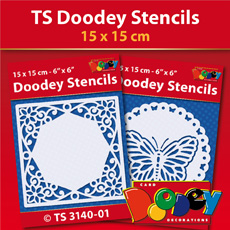 Doodey TS-Stencils 15x15 cm