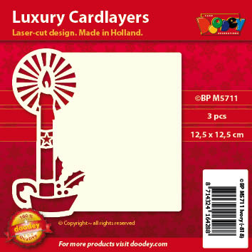 BPM5711 Luxury card layer 12,5 x 12,5 cm