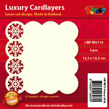 BPM5714 Luxury card layer 12,5 x 12,5 cm