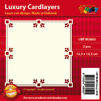 BPM5803 Luxury card layer 12,5 x 12,5 cm