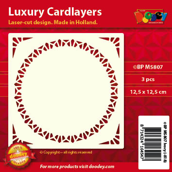 BPM5807 Luxury card layer 12,5 x 12,5 cm