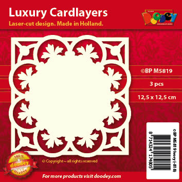 BPM5819 Luxury card layer 13,5 x 13,5 cm
