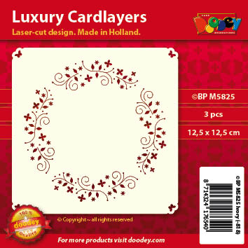 BPM5825 Luxury card layer 13,5 x 13,5 cm