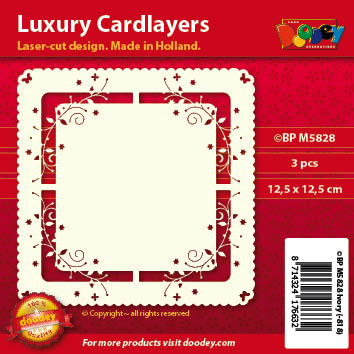 BPM5828 Luxury card layer 13,5 x 13,5 cm