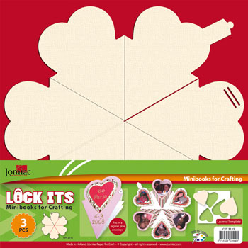 CPT2111 Lock-Its minibooks for Crafting heart