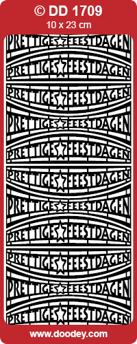 DD1709 Prettige Feestdagen (Round/ Shape)