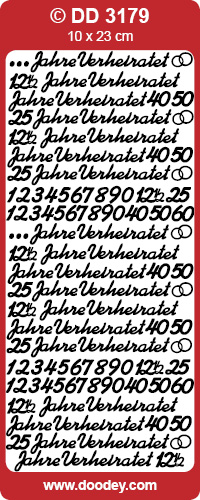 DD3179 ....Jahre Verheiratet