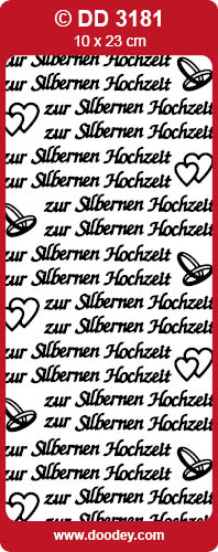 DD3181 zur Silbernen Hochzeit