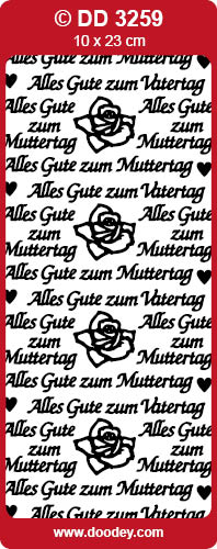 DD3259 Alles Gute zum Muttertag Vatertag