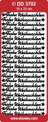 DD3702 Frohe Weihnachten
