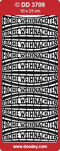 DD3709 Frohe Weihnachten (Round/Shape)