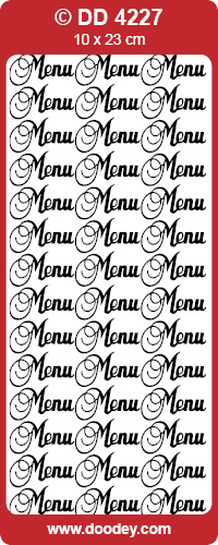 DD4227 Menu (Script) (DD1227)