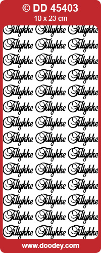 DD45403 Tillykke (S/M)