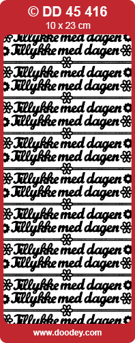 DD45416 Tillykke med dagen