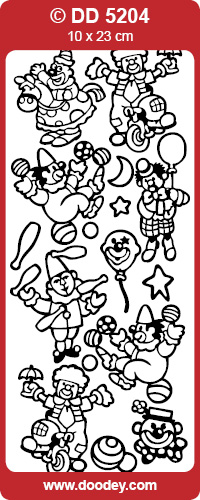 DD5204 Clowns/ Bicycle