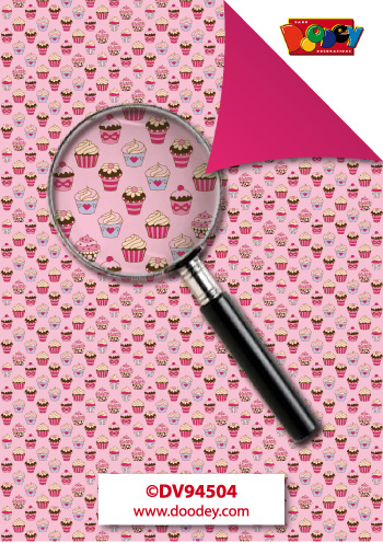DV94504 Background paper cupcake pink