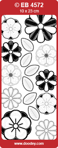 EB4572 embroidery sticker flower potpourri (2)