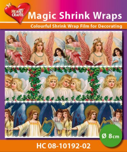 HC08-10192-02 Magic Shrink Wraps, Angels ( 8 cm)
