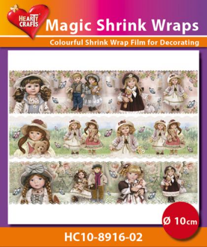HC10-8916-02 Magic Shrink Wraps, Dolls ( 10 cm)