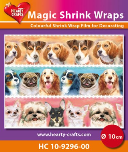 HC10-9296-00 Magic Shrink Wraps, Dogs (⌀ 10 cm)