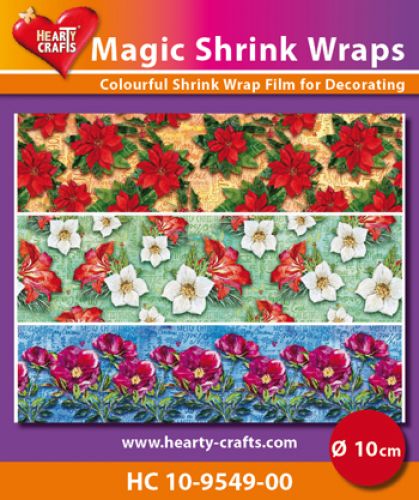 HC10-9549-00 Magic Shrink Wraps, Merry Christmas (⌀ 10 cm)