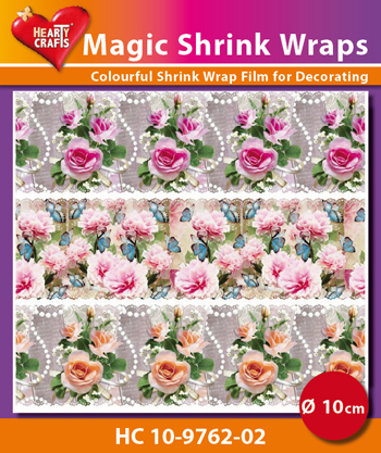 HC10-9762-02 Magic Shrink Wraps, Romantic (⌀ 10 cm)