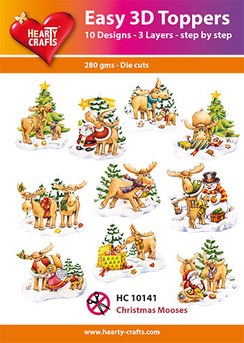 HC10141 Easy 3D-Toppers Christmas Moose
