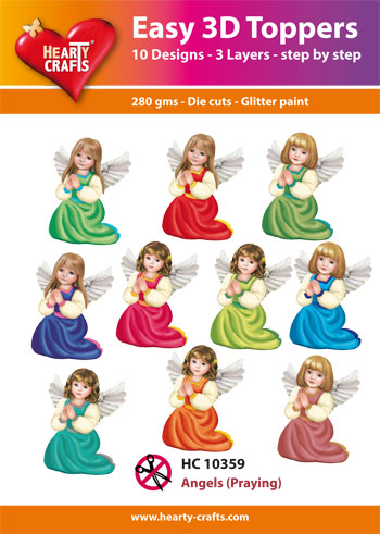 HC10359 Easy 3D-Toppers Angels (praying)