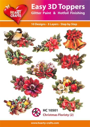 HC10501 Easy 3D-Toppers Christmas Floristy (2)