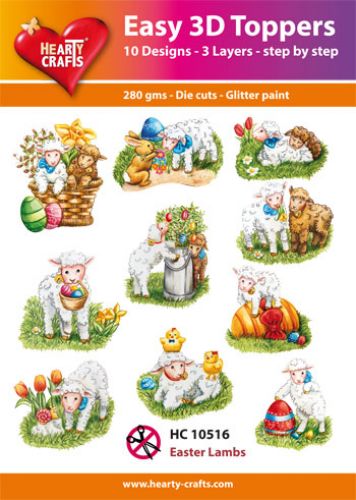 HC10516 Easy 3D-Toppers Easter Lambs