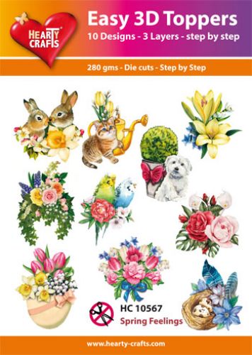 HC10567 Easy 3D-Toppers Spring Feelings