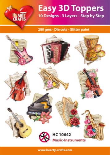 HC10642 Easy 3D-Toppers Music-Instruments
