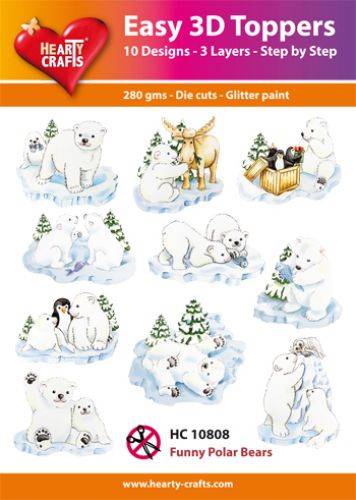 HC10808 Easy 3D - Funny Polar Bears