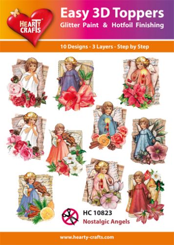 HC10823 Easy 3D-Toppers Nostalgic Angels
