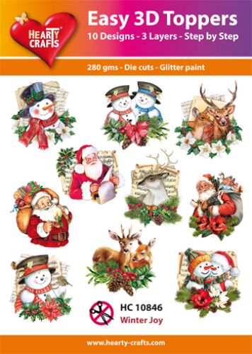 HC10846 Easy 3D-Toppers Winter Joy
