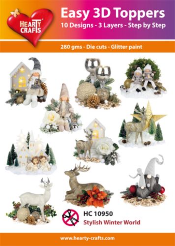 HC10950 Easy 3D-Toppers Stylish Winter World